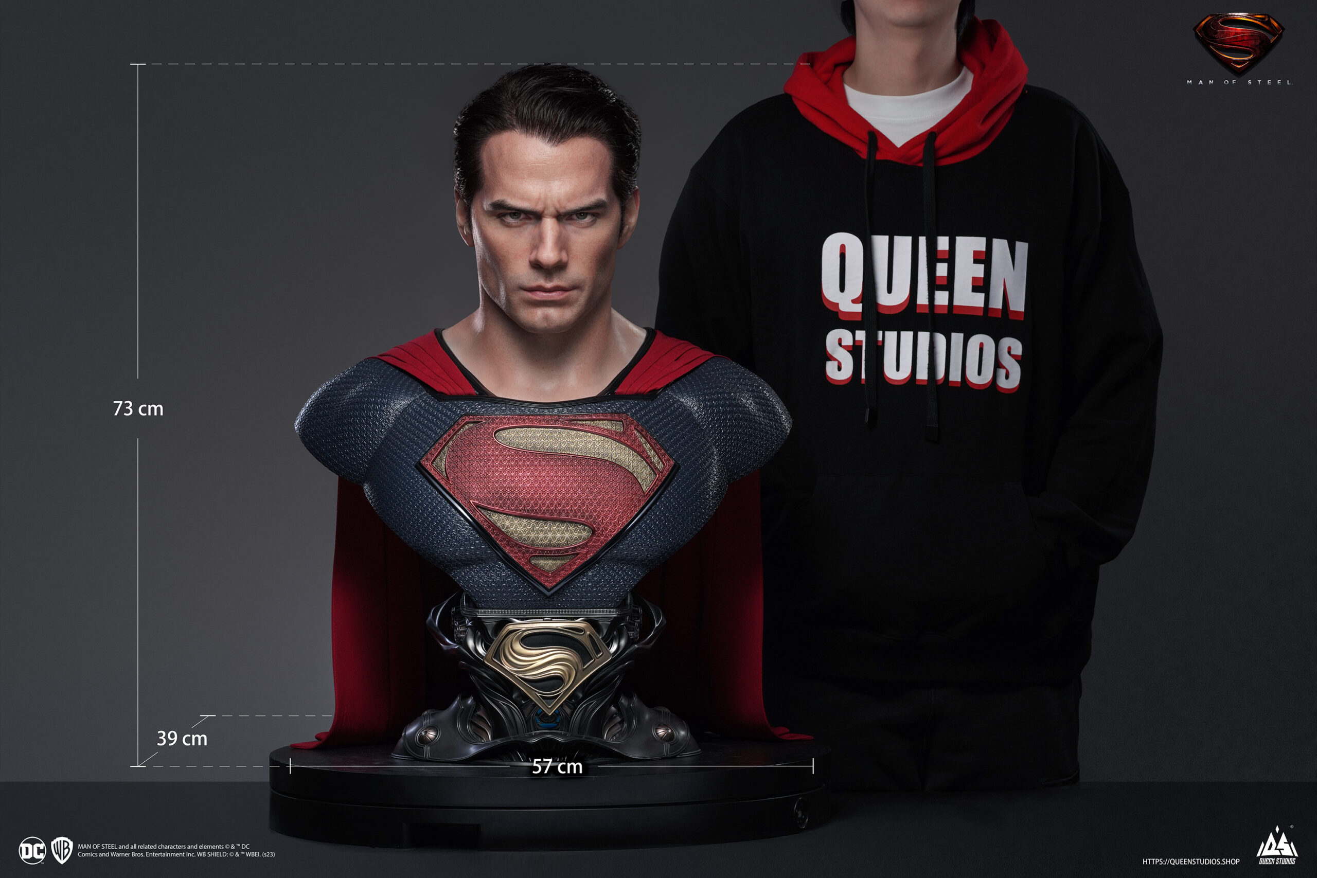 Superman Life-size Bust By Queen Studios - Image 2