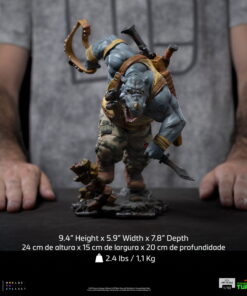 Alternative view of Rocksteady TMNT 1/10 Art Scale Statue By Iron Studios