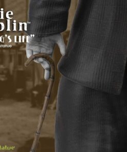 CHARLIE CHAPLIN "DOG'S LIFE" W/LIGHT RESIN STATUE - Image 12
