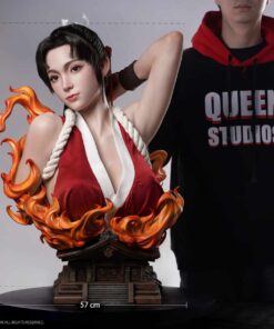 Alternative view of Mai Shiranui Life-Size Bust By Queen Studios Collectibles