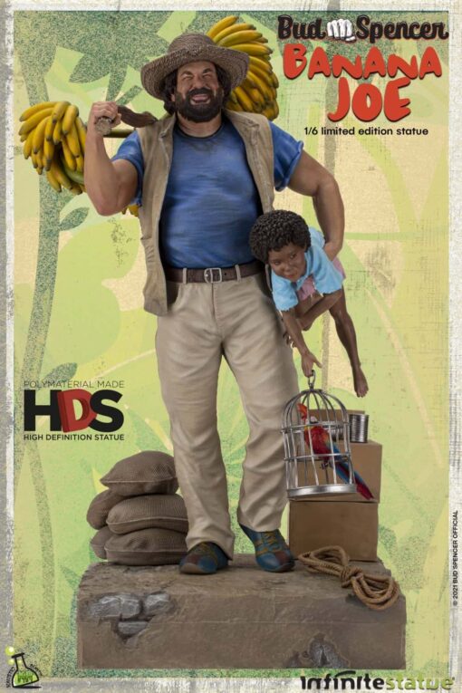 BUD SPENCER AS BANANA JOE OLD&RARE 1/6 RESIN STATUE