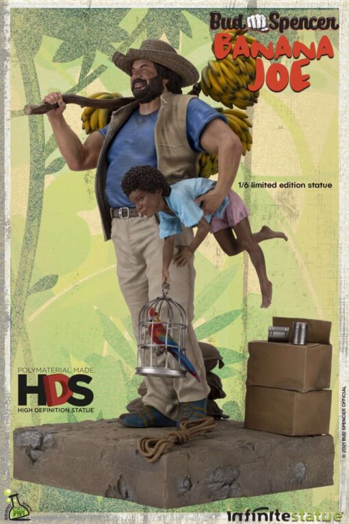 BUD SPENCER AS BANANA JOE OLD&RARE 1/6 RESIN STATUE - Image 3
