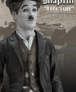 CHARLIE CHAPLIN "DOG'S LIFE" W/LIGHT RESIN STATUE - Image 5