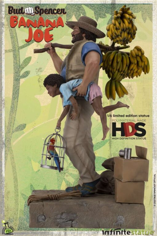 BUD SPENCER AS BANANA JOE OLD&RARE 1/6 RESIN STATUE - Image 4