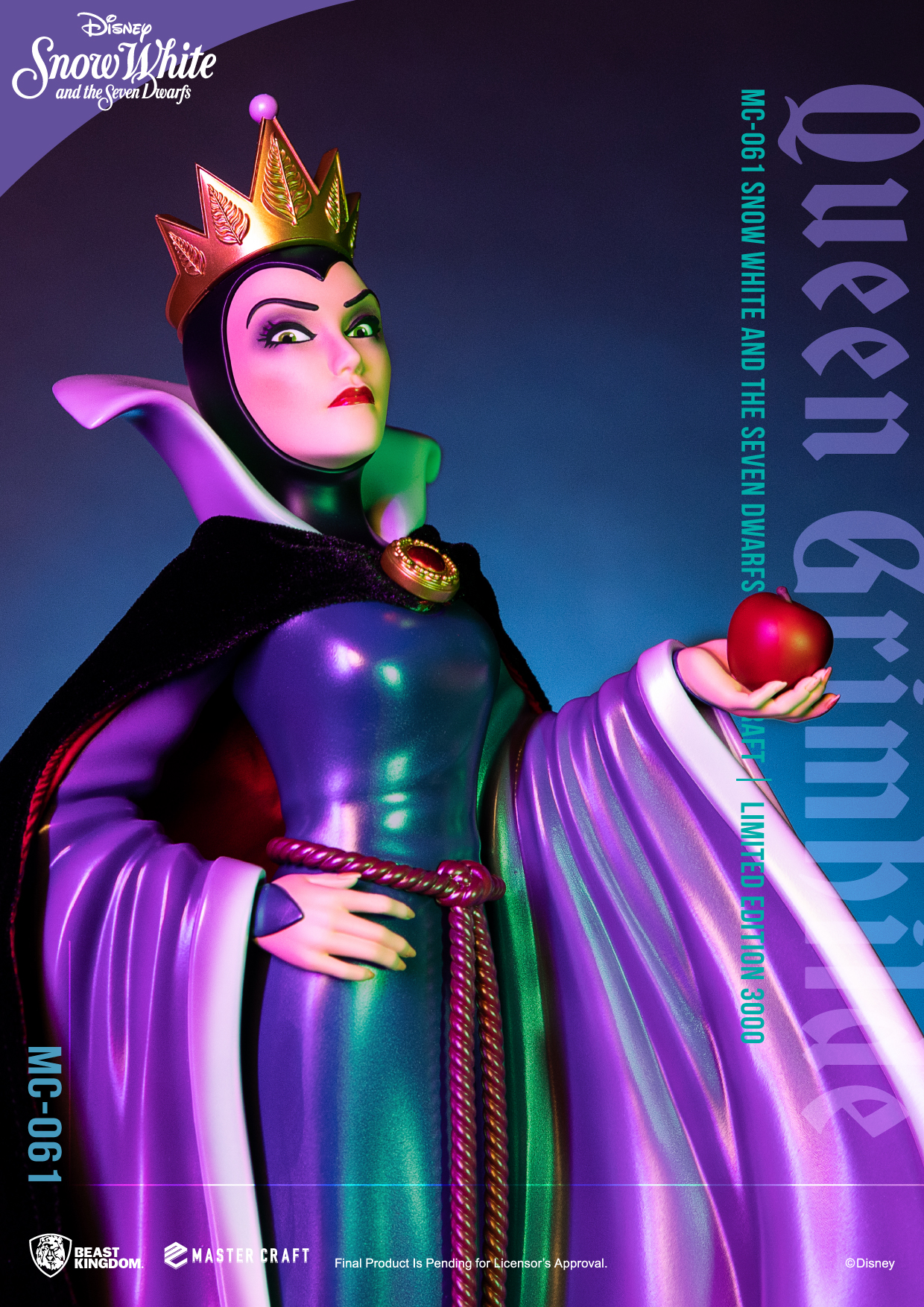 MC-061 Snow White And The Seven Dwarfs Master Craft Queen Grimhilde - Image 3