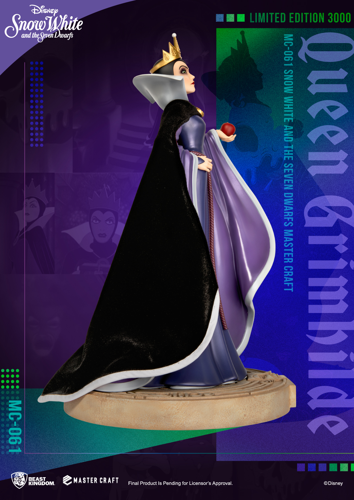 MC-061 Snow White And The Seven Dwarfs Master Craft Queen Grimhilde - Image 7