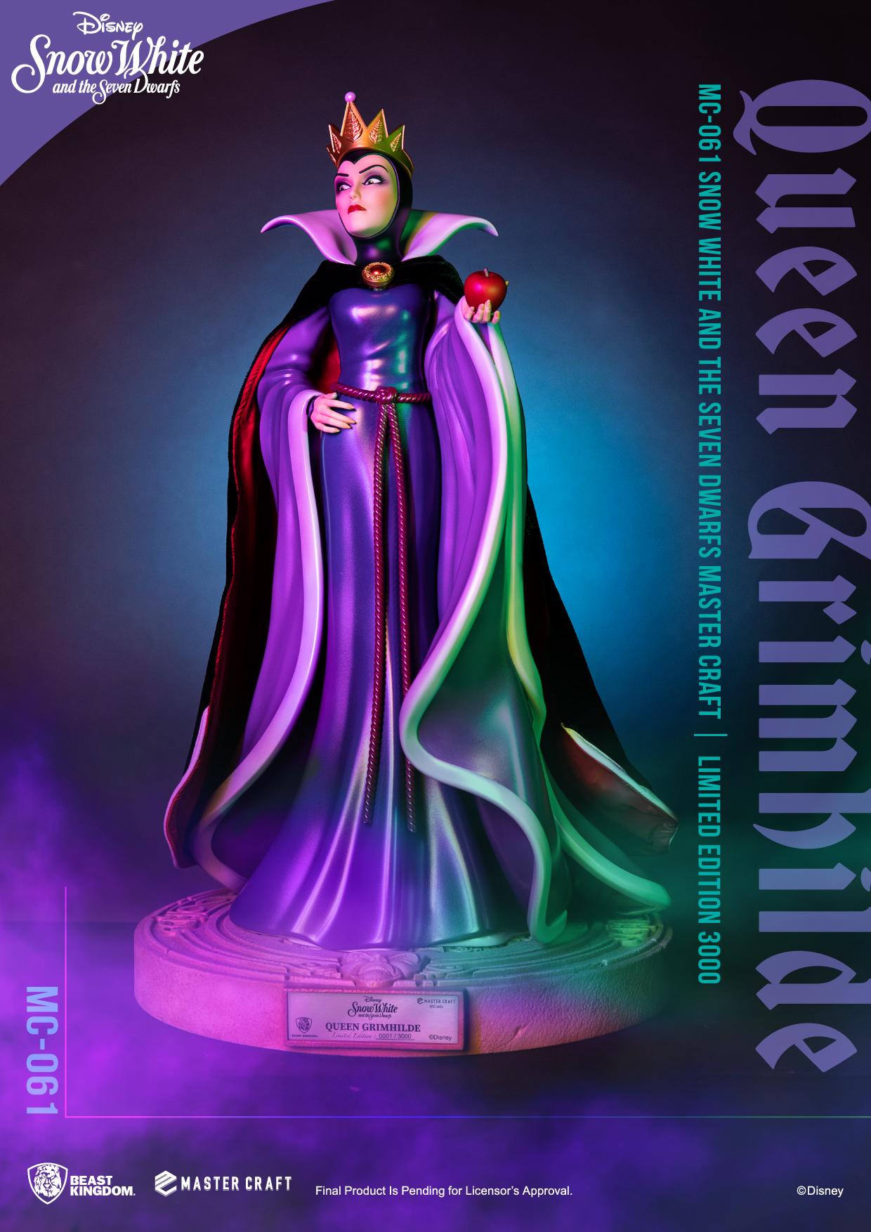 MC-061 Snow White And The Seven Dwarfs Master Craft Queen Grimhilde - Image 12
