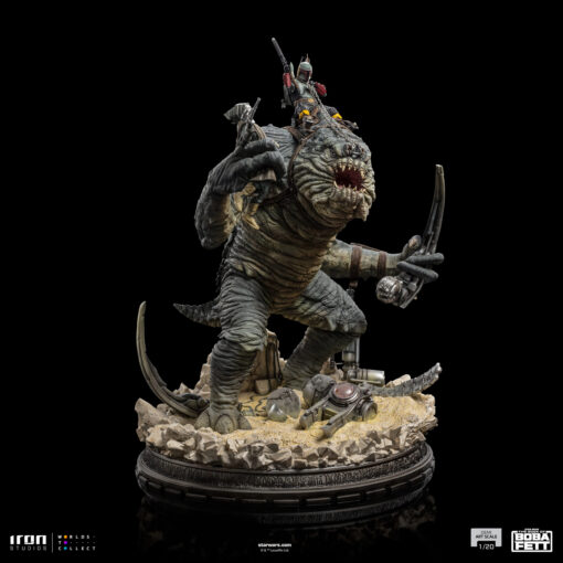 BOBA FETT & RANCOR  Demi Scale 1/20 scale statue By Iron Studios - Image 6