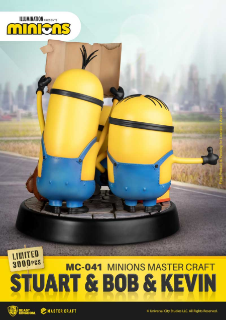 MC-041 Universal Minions Master Craft Stuart & Bob & Kevin - Image 3