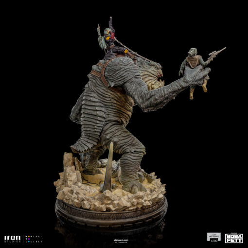BOBA FETT & RANCOR  Demi Scale 1/20 scale statue By Iron Studios - Image 7