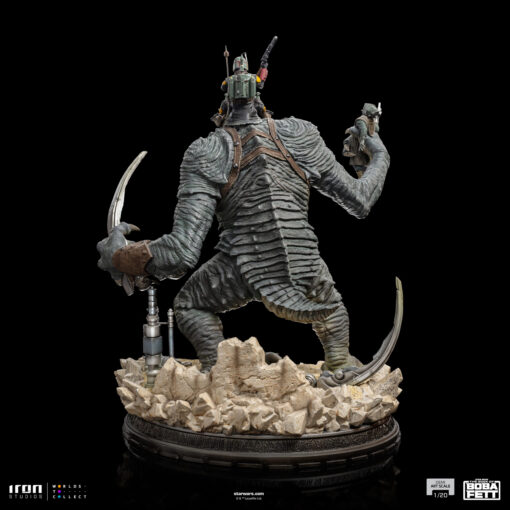 BOBA FETT & RANCOR  Demi Scale 1/20 scale statue By Iron Studios - Image 8