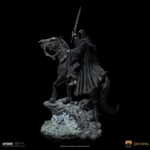 NAZGUL ON HORSE Deluxe Art Scale 1/10 LOTR By Iron studios - Image 12