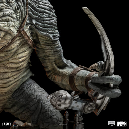 BOBA FETT & RANCOR  Demi Scale 1/20 scale statue By Iron Studios - Image 11