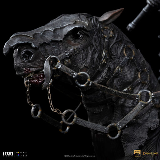 NAZGUL ON HORSE Deluxe Art Scale 1/10 LOTR By Iron studios - Image 16