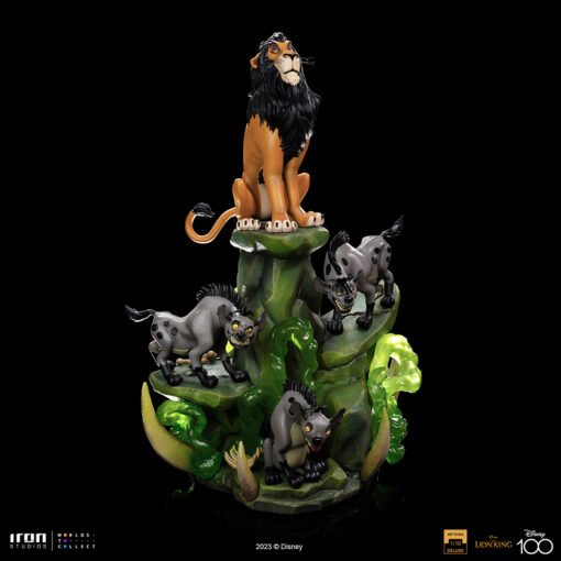 SCAR Deluxe Art Scale 1/10 - Lion King By Iron Studios - Image 11