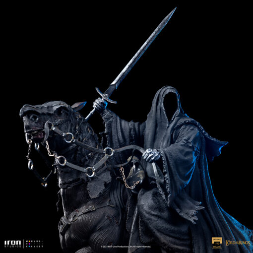 NAZGUL ON HORSE Deluxe Art Scale 1/10 LOTR By Iron studios - Image 13