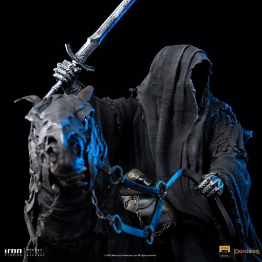 NAZGUL ON HORSE Deluxe Art Scale 1/10 LOTR By Iron studios - Image 14