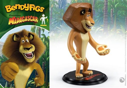 Madagascar Alex Bendyfig By Noble Collection - Image 5