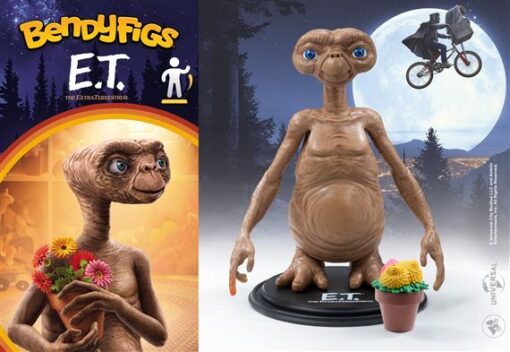 E.T. The Extra-Terrestrial 40th Anniversary Bendyfig by Noble collection - Image 3
