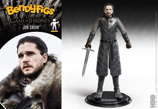 Jon Snow Bendyfig By Noble collection - Image 3