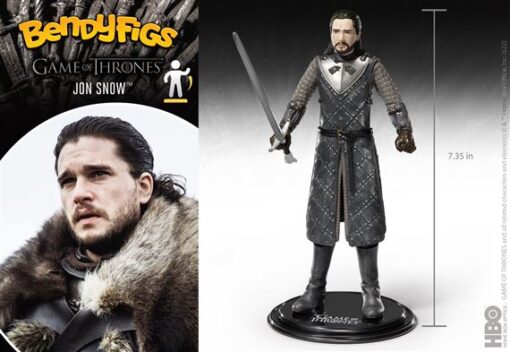 Jon Snow Bendyfig By Noble collection - Image 8