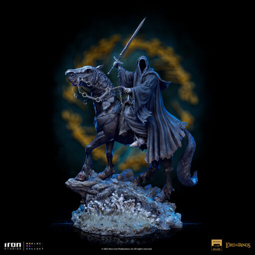 NAZGUL ON HORSE Deluxe Art Scale 1/10 LOTR By Iron studios