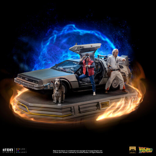 DELOREAN FULL SET Deluxe Art Scale 1/10 - Back to the Future