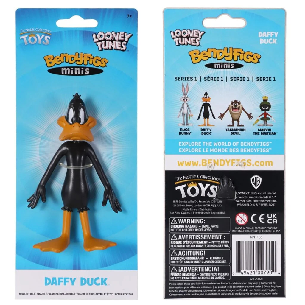 praktisk crack ly Daffy Duck Mini Bendyfig NN1185 – Figuristi Store