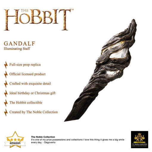 Gandalf Illuminating Staff Full Size Prop Replica - Image 5