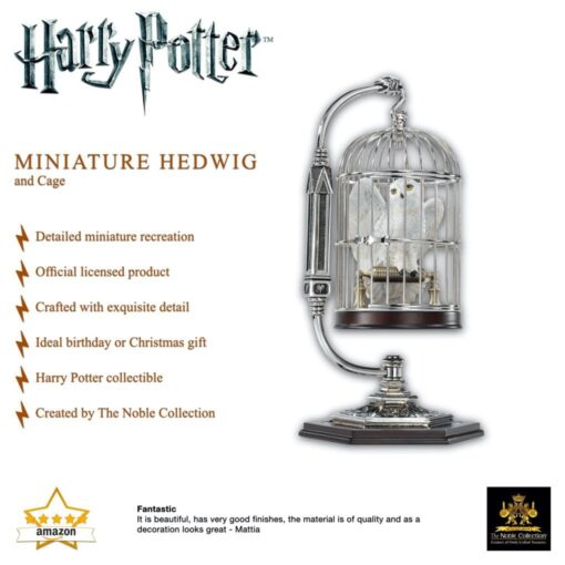 Miniature Hedwig In Cage - Image 5