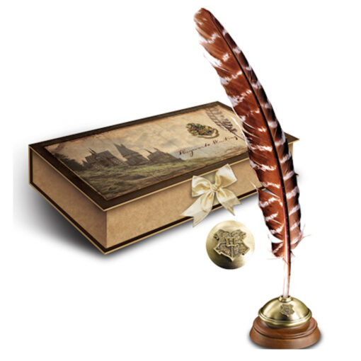 Hogwarts Writing Quill with ink pot & ink
