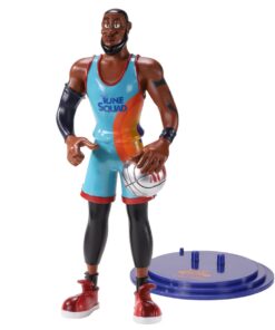 Alternative view of The Noble Collection Space Jam 2 - LeBron Bendyfig NN9586