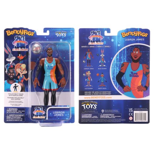 The Noble Collection Space Jam 2 - LeBron Bendyfig NN9586