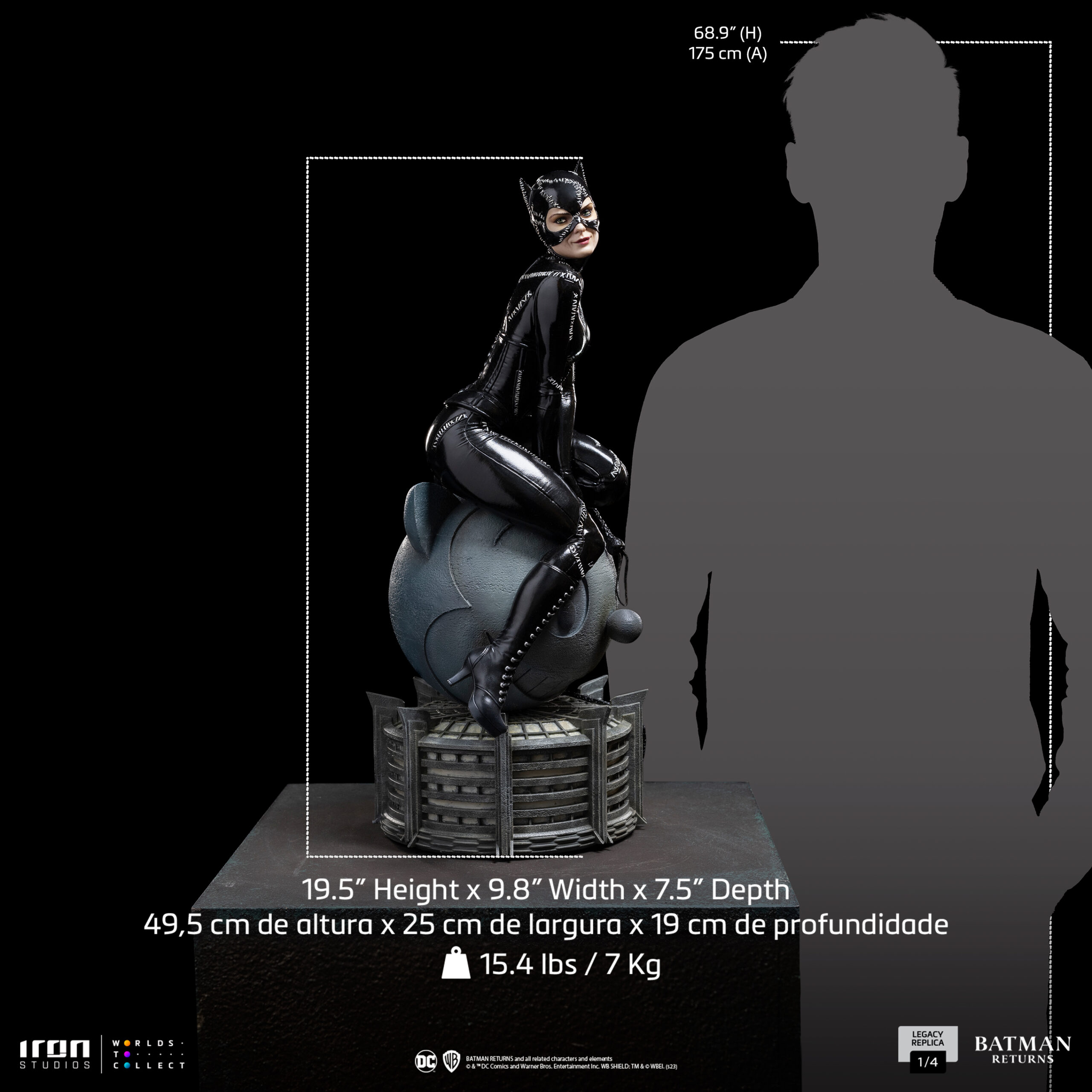 CATWOMAN Legacy Replica 1/4 Statue By Iron Studios - Image 2