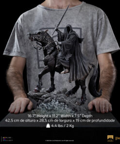 Alternative view of NAZGUL ON HORSE Deluxe Art Scale 1/10 LOTR By Iron studios