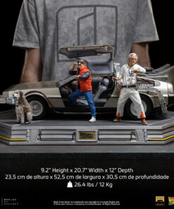 Alternative view of DELOREAN FULL SET Deluxe Art Scale 1/10 - Back to the Future