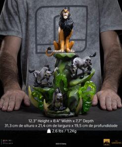 Alternative view of SCAR Deluxe Art Scale 1/10 - Lion King By Iron Studios