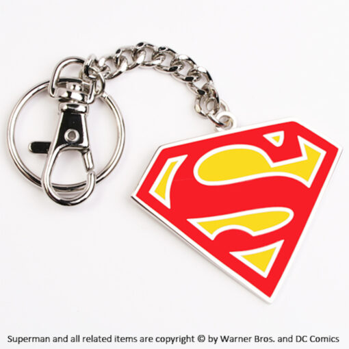 Superman 5cm Colour Logo Keychain - Image 2