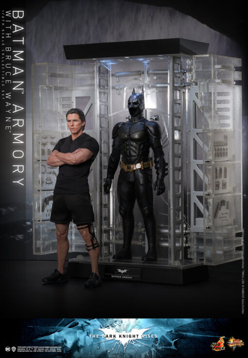 Batman Armory with Bruce Wayne Sixth Scale Figure Set By Hottoys