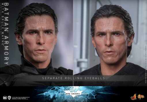Batman Armory with Bruce Wayne Sixth Scale Figure Set By Hottoys - Image 9