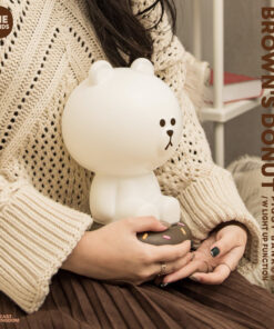 LINE FRIENDS Series BROWN's Donut Piggy Bank w/ Light Up Function - Image 4