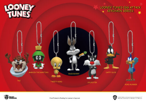 KC-006 Looney Tunes Egg Attack Keychain Series Blind box set
