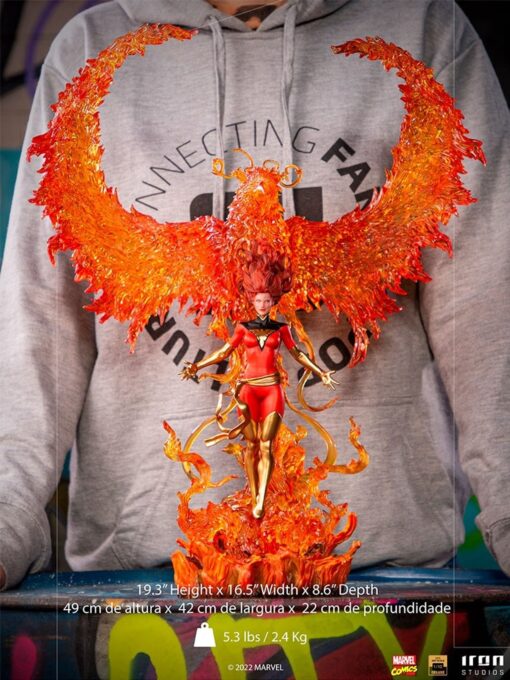 Phoenix Deluxe - Art Scale 1:10 - Battle Diorama Series - Marvel Comics Statue by Iron Studios - Image 2