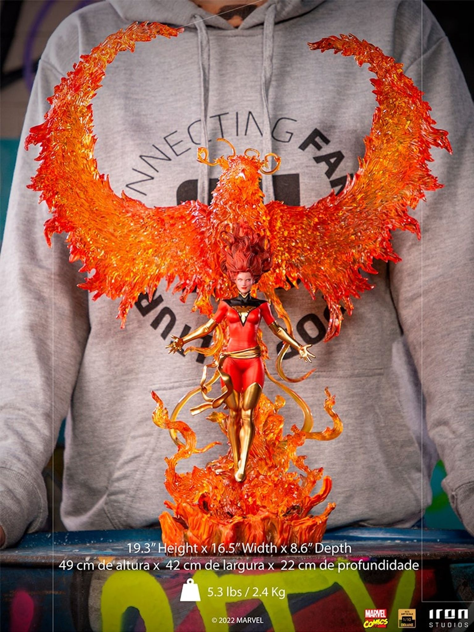 Phoenix Deluxe - Art Scale 1:10 - Battle Diorama Series - Marvel Comics Statue by Iron Studios - Image 2
