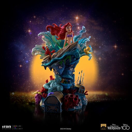 LITTLE MERMAID Deluxe Art Scale 1/10 DISNEY CLASSIC By Iron Studios