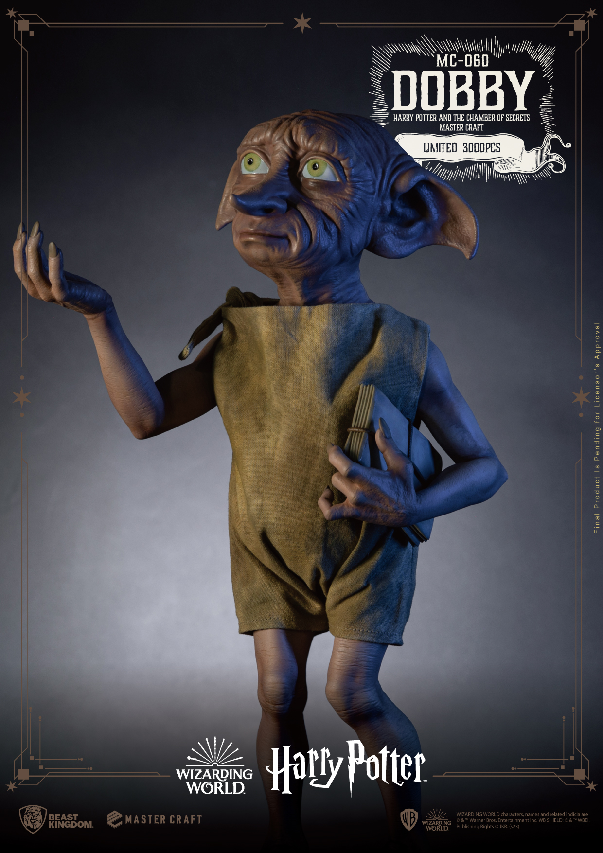 Harry Potter and the Chamber of Secrets Master Craft Dobby By Beast Kingdom - Image 14