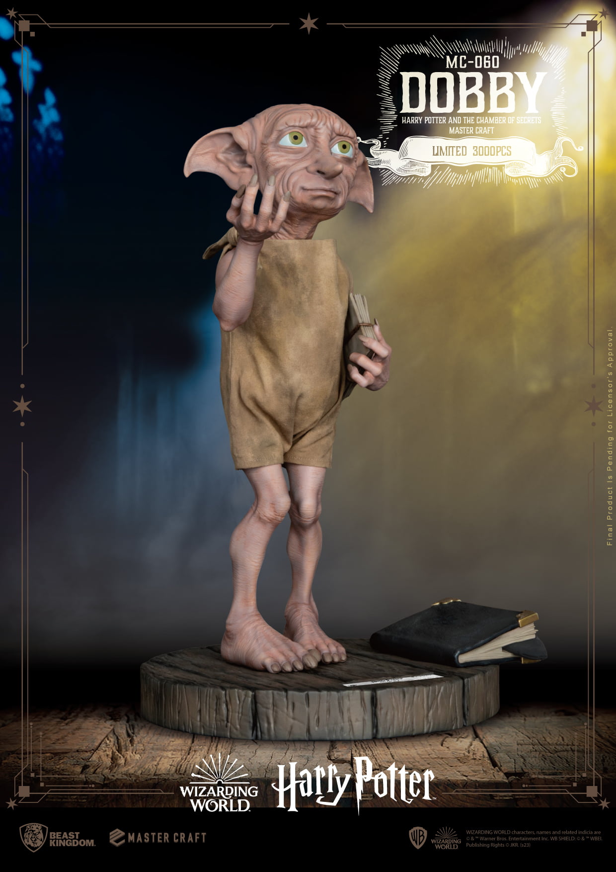 Harry Potter and the Chamber of Secrets Master Craft Dobby By Beast Kingdom - Image 3