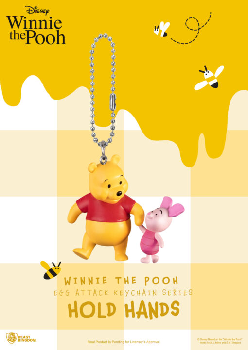 KC-011 Winnie The Pooh Egg Attack Keychain Series Blind boxset - Image 6
