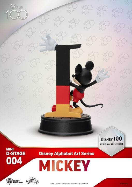MDS-004 Disney 100 Years of Wonder-Disney Alphabet Art Series Set By Beast kingdom - Image 7