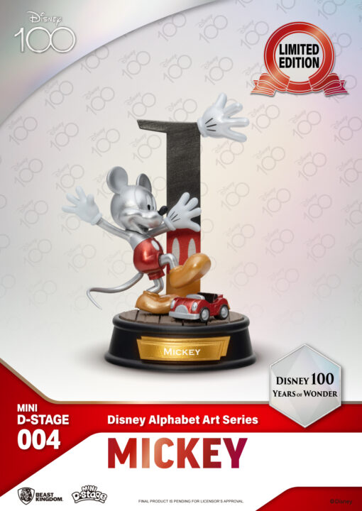MDS-004 Disney 100 Years of Wonder-Disney Alphabet Art Series Set By Beast kingdom - Image 16
